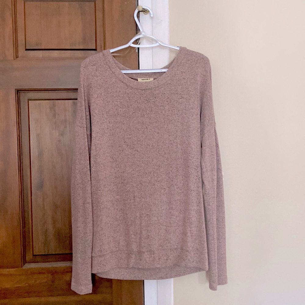 Long sleeve crew neck